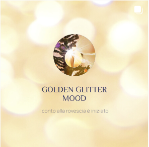 Xmas Golden Glitter personalizzati